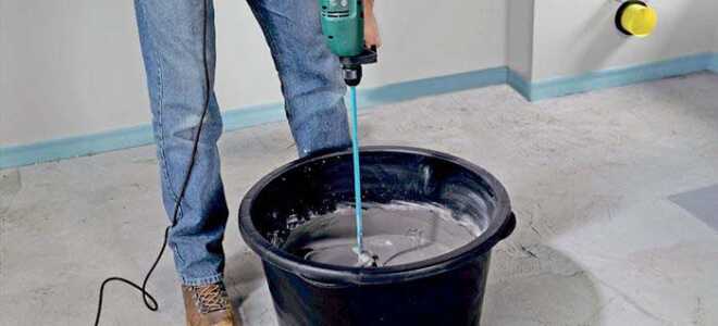 Способы разведения шпаклевки в зависимости от типа смеси