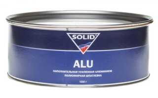 Применение шпатлевки с алюминиевым наполнителем в кузовном ремонте