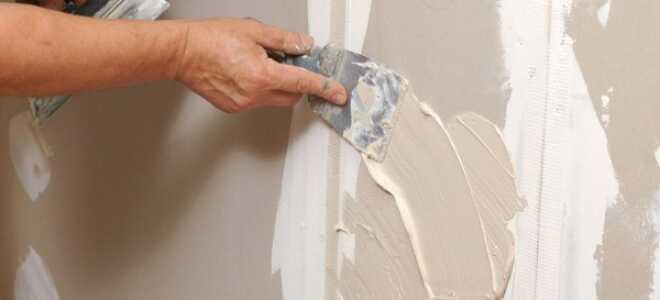Шпаклевание стен из гипсокартона по всем правилам