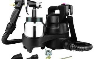 Выбор электрического краскопульта: на что обращать внимание