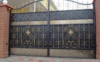 Чем лучше покрасить металлические ворота: краткий обзор красок по металлу