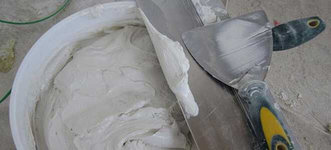 Шпаклевка для наружных и внутренних работ по бетону