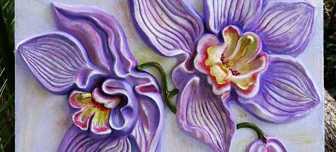 Как создать объемную картину из шпаклевки?