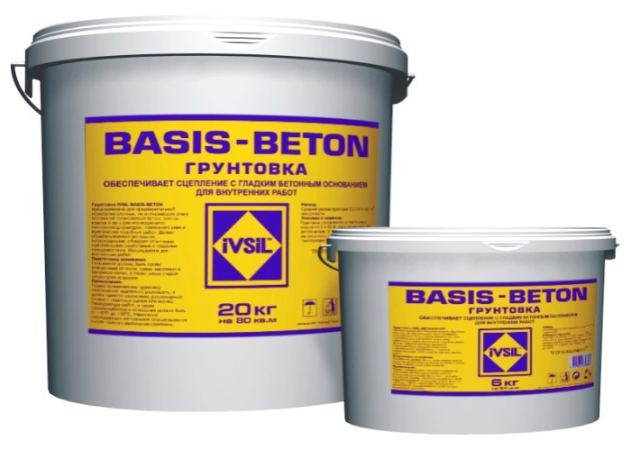 Грунтовка Ivsil Basis-beton
