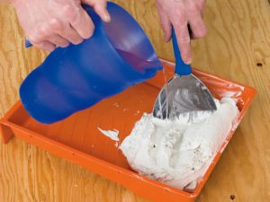 Разведение шпаклевки