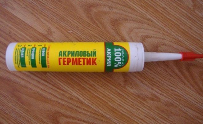 акриловый герметик для ванной