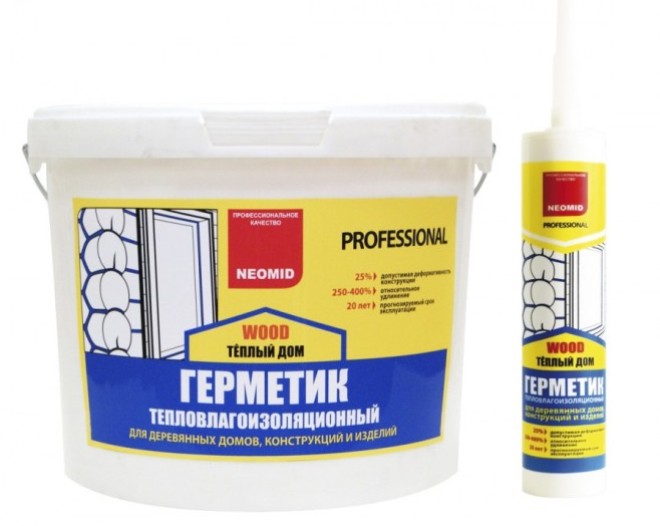Герметик Неомид «Теплый дом» WOOD PROFESSIONAL