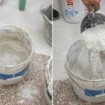 Засыпание шпаклевки