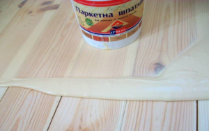 Шпатлевка деревянного пола