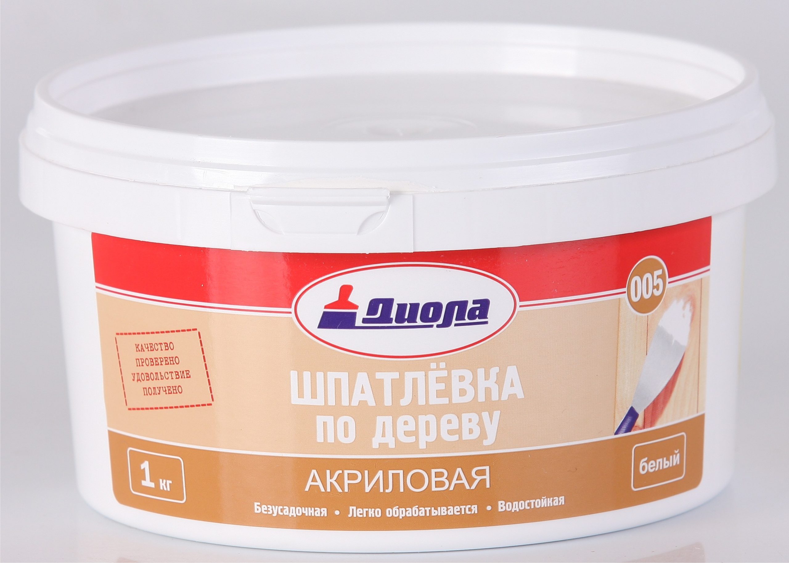 Акриловая шпаклевка по дереву