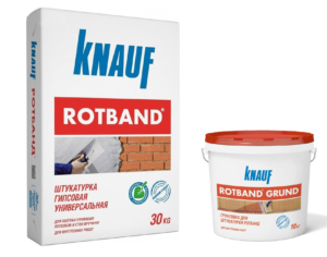 Шпаклевка и грунт Ротбанд