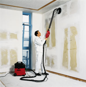 Шлифмашинка с пылесосом для стен