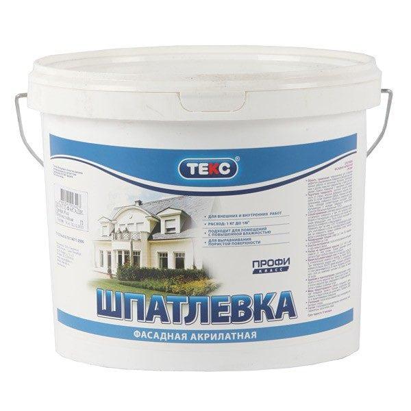 Акрилатная фасадная шпаклевка