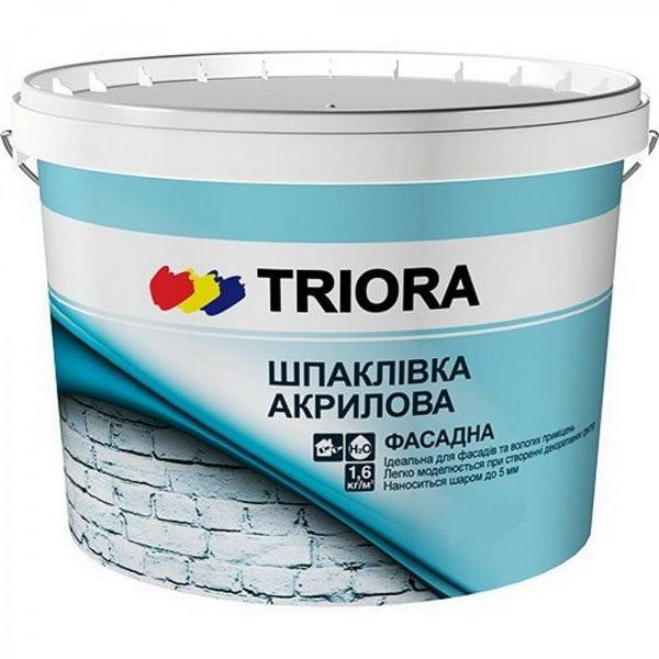 Акриловая фасадная шпатлевка TRIORA