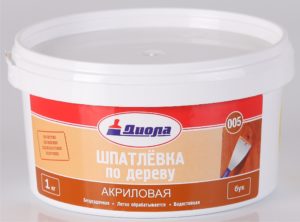 Акриловая шпаклевка для древесины