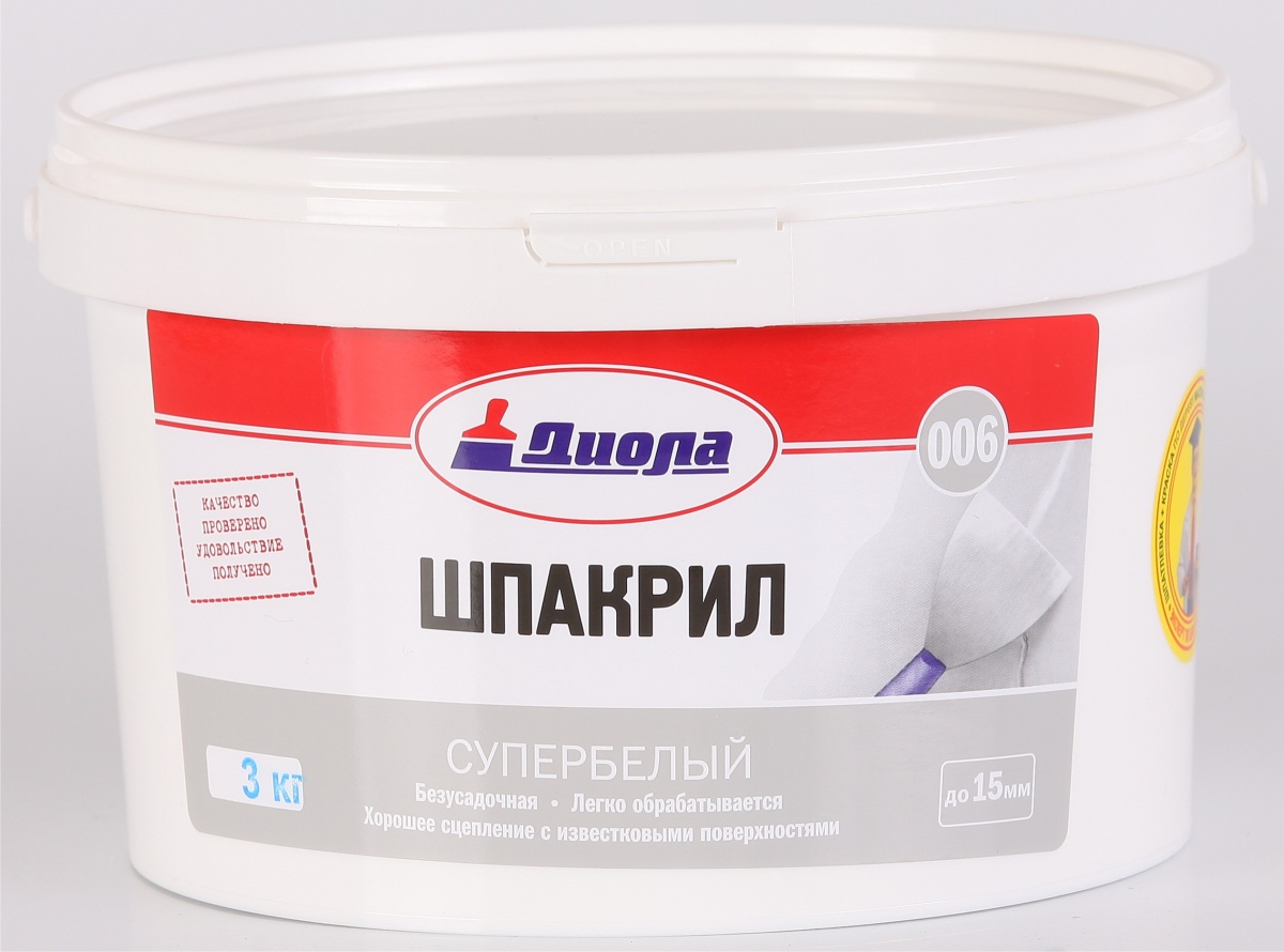 Шпаклёвка шакрил