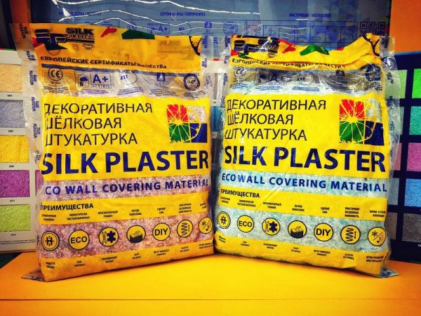 Декоративная шелковая штукатурка Silk Plaster
