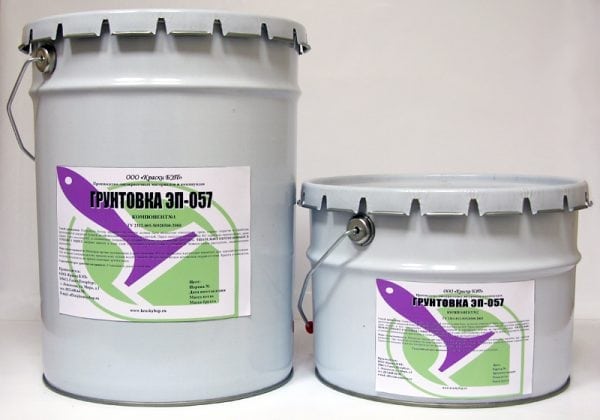 ЭП-057 с отвердителем Грунтовка ЭП-057 в ведрах