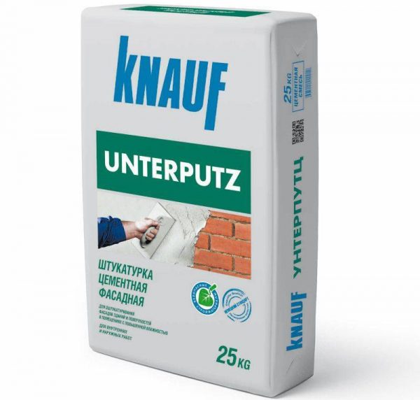 Фасадная штукатурка Knauf Unterputz на цементной основе