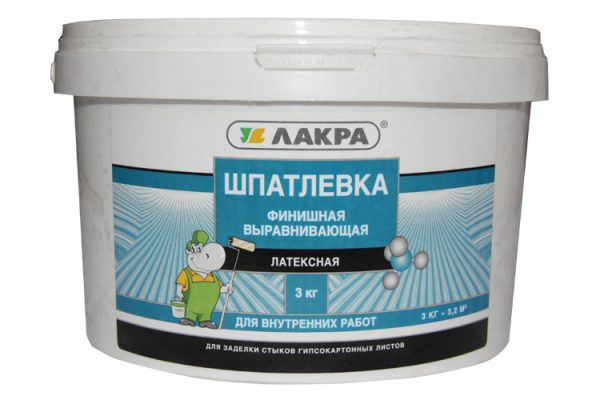 Финишная выравнивающая шпаклевка Лакра
