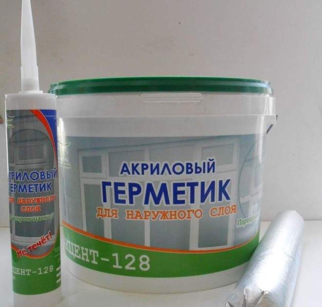 акриловый герметик для окон