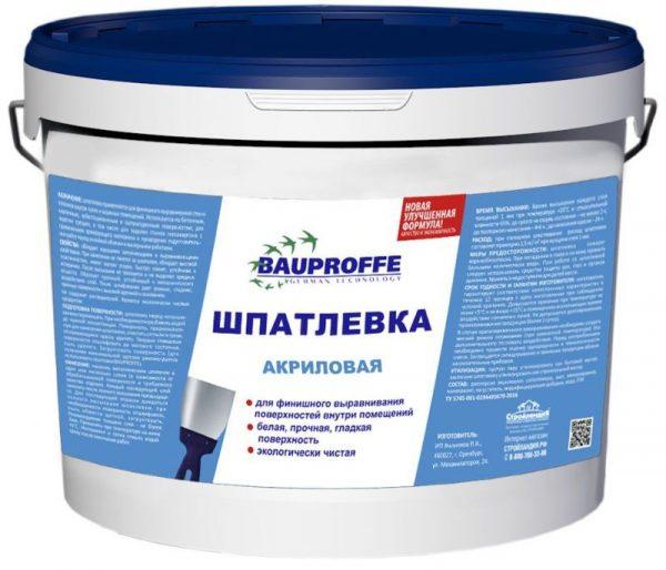 Акриловая шпаклевка