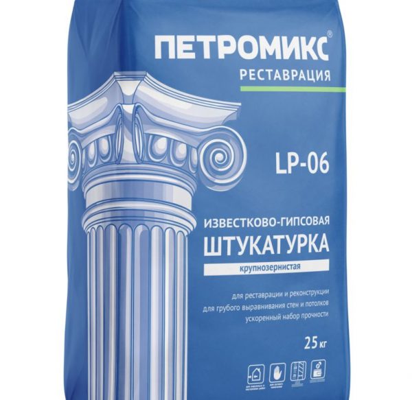 Крупнозернистая известково-гипсовая смесь