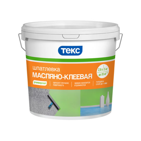 Масляно-клеевая шпатлевка для стен