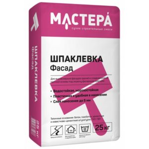 Морозостойкая шпаклевка для фасадов