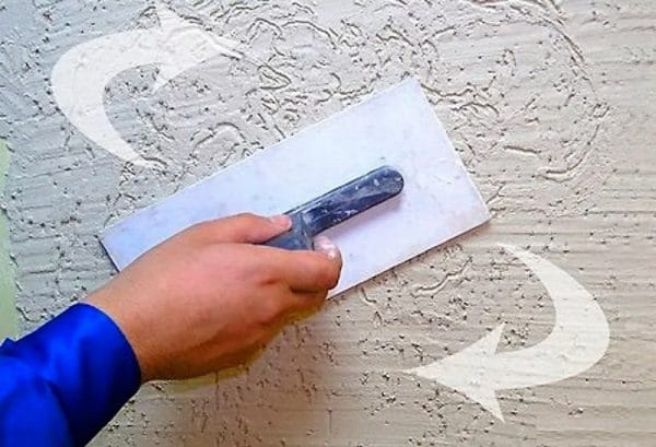 Нанесение декоративной штукатурки с эффектом Облака
