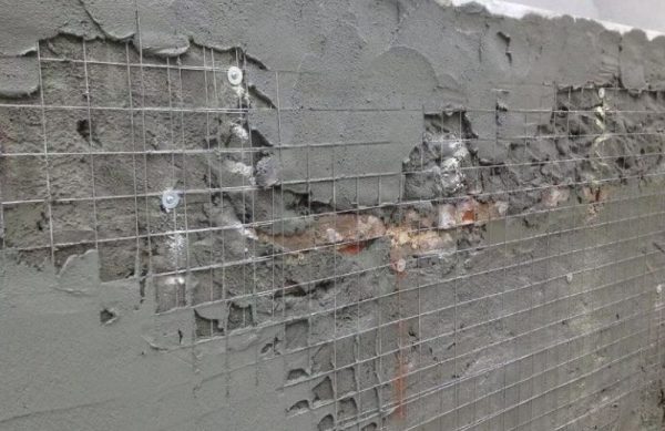 Армирование и выравнивание газобетонных стен снаружи