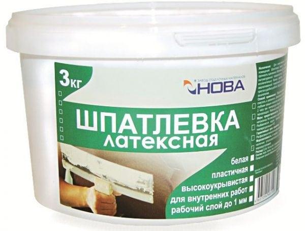 Шпаклевка латексная белая