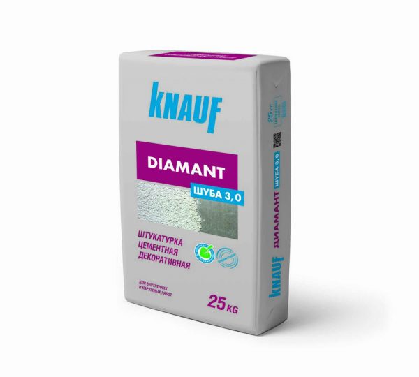 Штукатурка цементная фасадная декоративная Knauf Диамант 