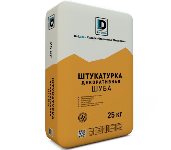 Штукатурка декоративная акриловая "Шуба" De Luxe