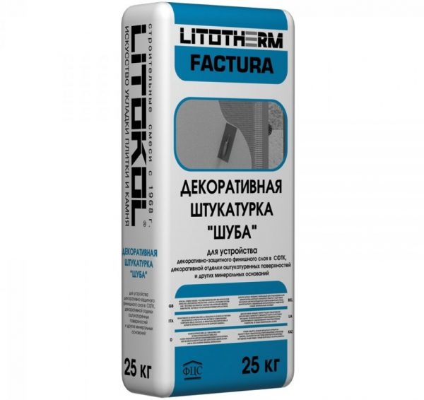 Штукатурка минеральная декоративная Litokol Litotherm 