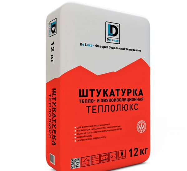 Смесь тепло- и звукоизоляционная de Luxe на цементной основе