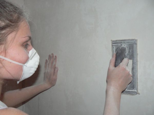 Средства защиты при шлифовке стен