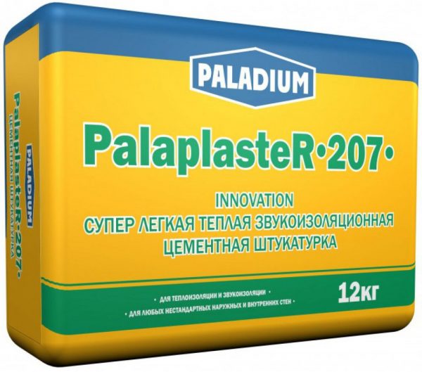 Супер легкая теплая звукоизоляционная смесь PALADIUM PalaplasteR-207