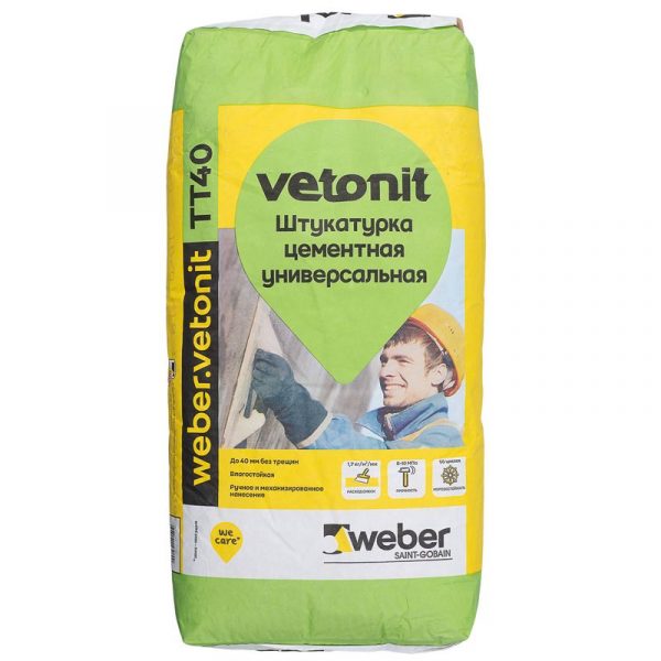 Влагостойкий состав Weber.Vetonit на цементной основе