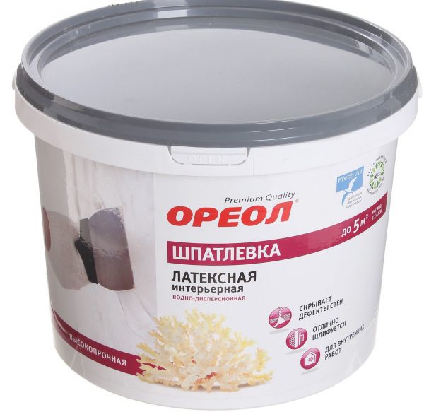 Водно-дисперсионная латексная шпатлёвка