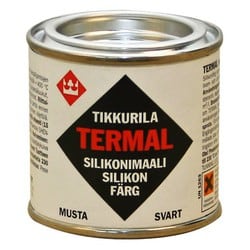 Кремнийорганическая (силиконовая) Tikkurila Termal Musta Silikonimaali