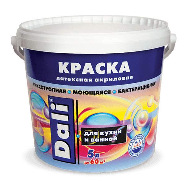 Латексная краска для влажных помещений Латексная краска для влажных помещений