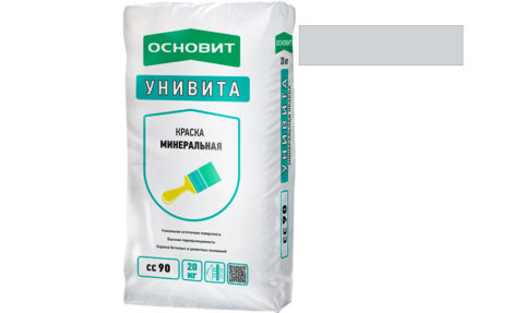 Минеральную краску можно приобрести в виде сухой смеси