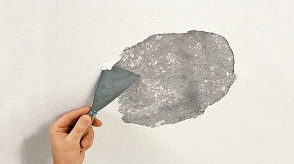 Очистка потолка от старой краски Очистка потолка от старой краски