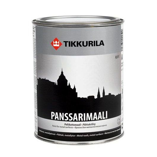 Панссаримаали – краска для металлических кровель, водостоков и карнизов от Tіkkurila Панссаримаали – краска для металлических кровель, водостоков и карнизов от Tіkkurila