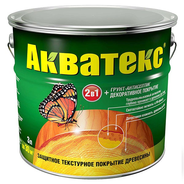 Полупрозрачная пропитка для древесины
