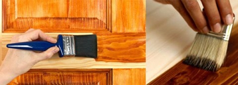 Прозрачные составы сохраняют рисунок дерева