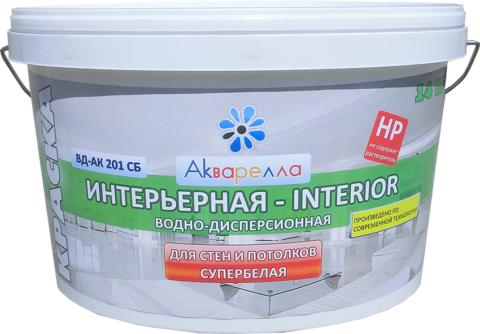 Водно-акриловая краска — недорогое решение для сухих помещений